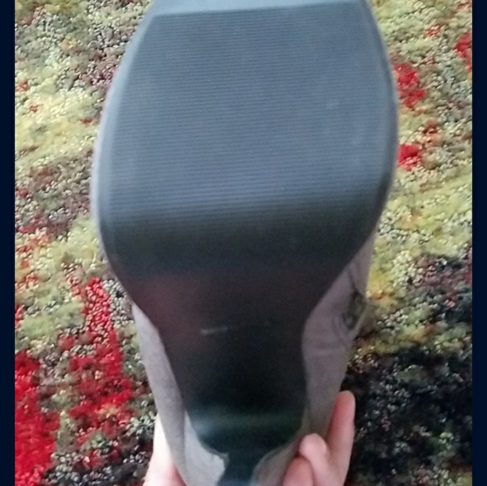 Grey Platform Booties - Picture 4 of 6